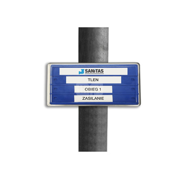 Szyld SI 105 55mm czerwony SI105X55C