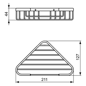 IOM KOSZYK NA GĄBKĘ CHROM