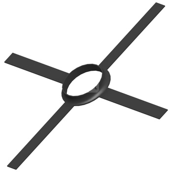 Obejma montażowa fi 80mm z tworzywa sztucznego