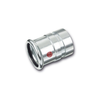 Nypel SANHA Therm, stal (Cynk/nikiel), 76,1 mm (zw x GW)