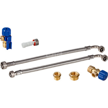 Zestaw przyłączeniowy z tyłu na środku, do modułu sanitarnego Geberit Monolith do WC, 114 cm: BIM.ConType1=G male thread (cylindrical)