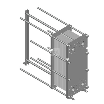 Wymiennik ciepła REFLEX RMG-19-100 płytowy CO, skręcany, 110'C, 16 bar