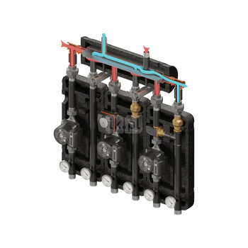 Brygada 3D+ 8054 (KRE, UNI, VTA372, VRG432, pompy DN25 DAB/LFP, siłownik ARA)