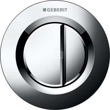 Pneumatyczny przycisk uruchamiający WC Geberit Typ 01, ręczny, podtynkowy, Sigma 8cm, dwudzielny, chrom