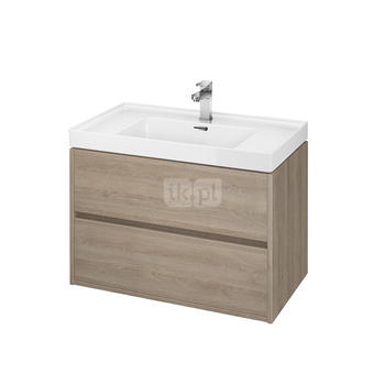 SET B115 CREA 80 DĄB ZMONT ( SZAFKA + UMYWALKA) WIR