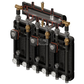 Kompania 3D+ 7444 (SKE 2DC+ 55kW, 3 x VRG432, siłownik ARA)