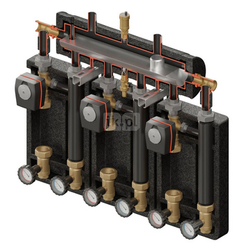 Kompania PRO 3D+ 7444 (SKE 2DC+ 55kW, 3 x VRG432, siłownik ARA)