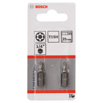 Końcówka wkręcająca T15H Security Torx® Extra Hart T15H, 25 mm