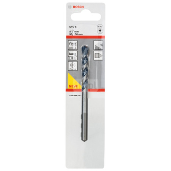 WIERTŁO CYL-5 (BGR) 7X50X100MM