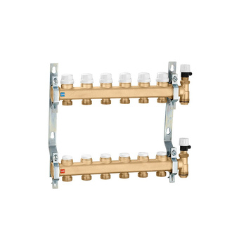 Zespół rozdzielaczy z zaworami odcinającymi i zaworami do regulacji natężenia przepływu O1" X 6 3/4"GZ