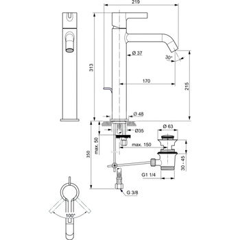 JOY BATERIA UMYWALKOWA WYS. 5L PUW/M CHR