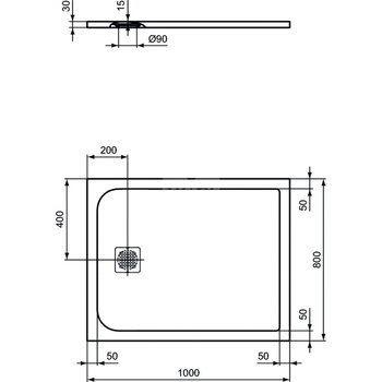 ULTRAFLAT S BRODZIK 100X80 BC SAND