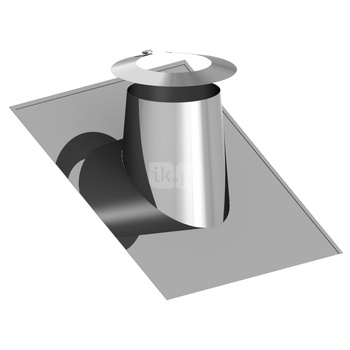 Przejście przez dach 16-25st. stal nierdzewna z płytą Pb+kołnierz fi350/560mm