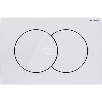 Przycisk uruchamiający Geberit Delta01, przedni, biały-alpin, okrągły