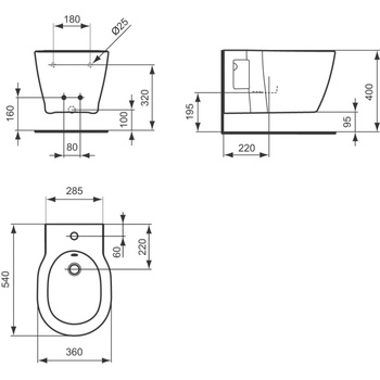 CONNECT BIDET WISZĄCY