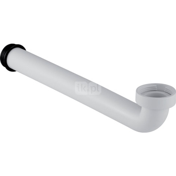 Króciec odpływowy Geberit z nakrętką: Imitacja stali nierdzewnej szczotkowanej