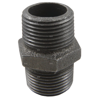 Nypel AGAFLEX N8, żeliwo (czarny), 1 1/2'' (GZ)