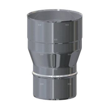 Redukcja stal nierdzewna MK ŻARY ST RD MKS fi125 x 150W mm do kanałów wentylacyjnych okrągłych