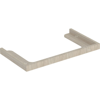 Nasadzany blat Geberit Citterio pod umywalkę: Dąb beżowy, Szerokość umywalki=90cm