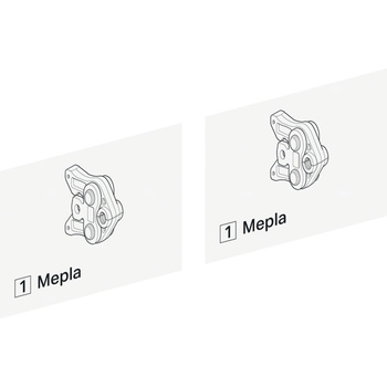 Zestaw naklejek do szczęk zaciskowych Geberit Mepla [1] (2 szt.): d=16–40mm