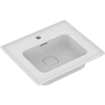 Umywalka podumywalkowa 540x460x180 mm, 1 otwór na baterię, z przelewem - STRADA II