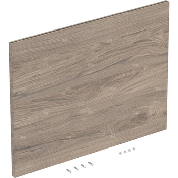 Front szuflady do dolnej szafki pod umywalkę GEBERIT iCon, kol. orzech włoski hickory melamina, struktura drewna szer.530 mm