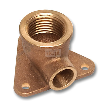 Kolano 90' SANHA 4471G, miedź, 15 mm x 1/2'' (lut wewnętrzny x GW)