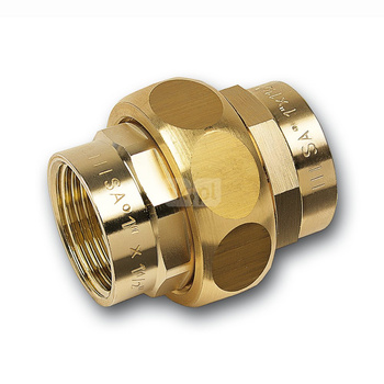 Śrubunek SANHA PURAFIT trzyczęściowy, Cu, 3/8'' (GW)