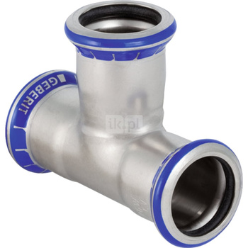 Trójnik GEBERIT Mapress Edelstahl równoprzelotowy stal nierdzewna 54 mm MZ