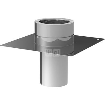 Płyta fundamentowa dla podwyższenia komina JEREMIAS 205-DWETN08 stal nierdzewna fi 150 mm