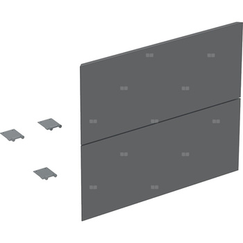 Zestaw frontów szuflad (2 szt.) do dolnej szafki pod umywalkę z dwoma szufladami GEBERIT ONE, kol. lava matowy szer.600 mm