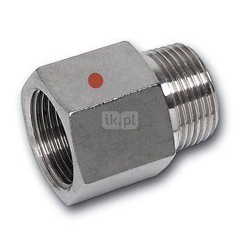 Nypel SANHA NiroTherm, stal nierdzewna, 1'' (GZ x GW)