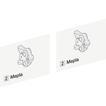 Zestaw naklejek do szczęk zaciskowych Geberit Mepla [2] (2 szt.)