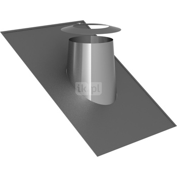 Przejście przez dach 26-35st. z płaszczem ołowianym i kołnierzem fi150mm