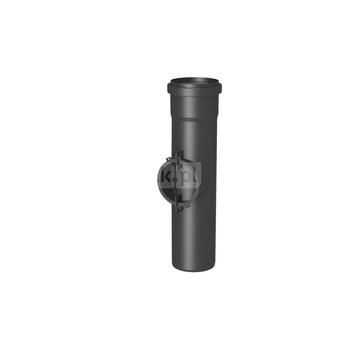 Prostka rewizyjna Concept By JEREMIAS (pp) ZZ x ZW 80 x 80 mm 250 mm spalinowa, kolor czarny