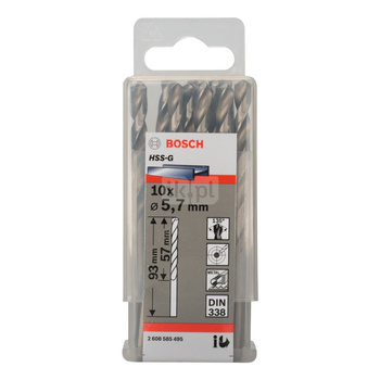 WIERTŁO STAND. HSS-G 135 '5,7/57MM