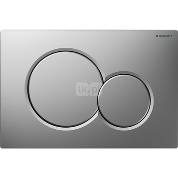 Przycisk uruchamiający Geberit Sigma01, przedni, chrom mat, easy-to-clean, okrągły