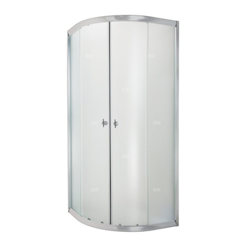 Półokrągła kabina prysznicowa Marbella szkło mrożone