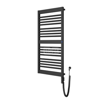 Grzejnik elektryczny (suszarka) INSTAL-PROJEKT FRAME ELECTRO, wym. 570 (675 z grzałką)/500 mm, kolor czarny,  moc 300 W