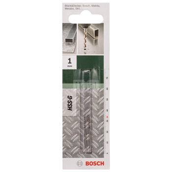 Wiertła do metalu HSS-G, DIN 338 D = 1,0 mm, L = 34 mm