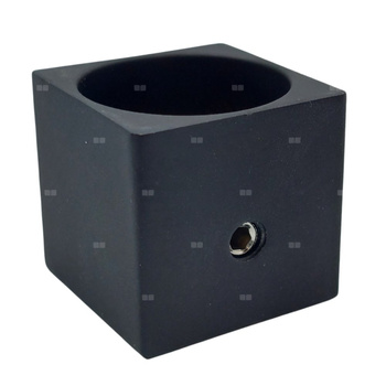 Pokrętło do baterii podtynkowej kwadratowe, czarny