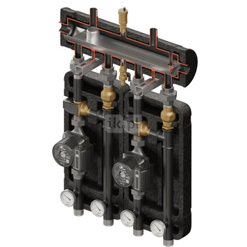 Kompania 353 (SKE 2DC+ 55kW, 2 x VTA322, pompy DN25 DAB/LFP)