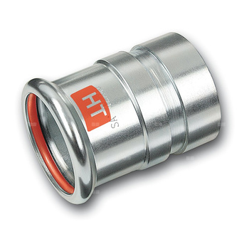 Nypel Concept By SANHA Therm Industry, stal (cynk/nikiel), 28 mm x 33,7 mm (zw x GW)