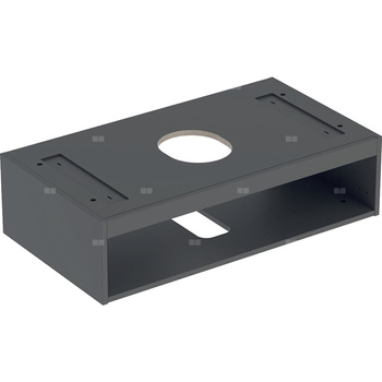 Korpus Geberit do dolnej szafki pod umywalkę stawianą na blat VariForm, z jedną szufladą: B=90cm, Lava / Lakierowany matowy