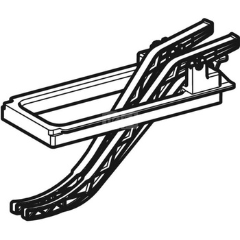 Podpora wentylatora z dźwignią uruchamiającą, do modułu sanitarnego Geberit Monolith do WC