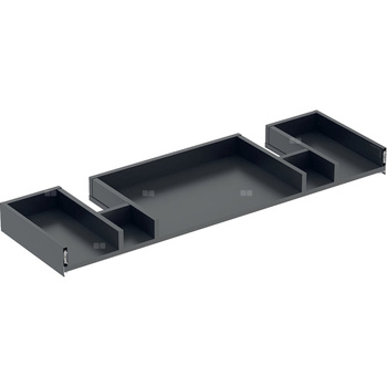 Szuflada górna Geberit Smyle Square do szafki pod umywalkę podwójną: Lava, Szerokość umywalki=120cm