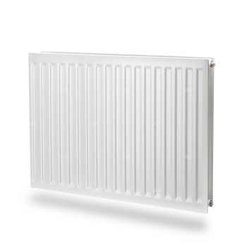 Grzejnik płytowy typ 10 higieniczny PURMO Hygiene H wym. 550 x 2600 mm, kolor biały, moc 1542 W, front Profilowany