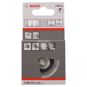 SZCZOTKA TARCZ FAL.30X0,2X6 STAL 6MM