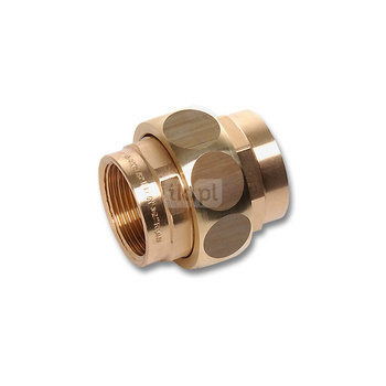 Śrubunek SANHA 272 trzyczęściowy, mosiądz, 1'' (GW)