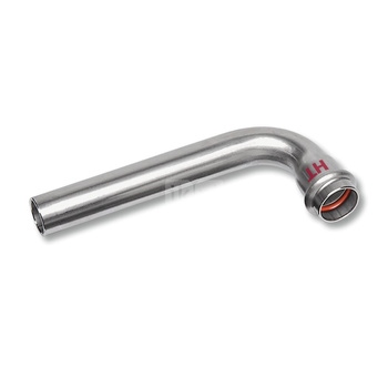 Łuk 90' SANHA NiroSan Press Industry długi, stal nierdzewna, 42 mm (zw x zz)